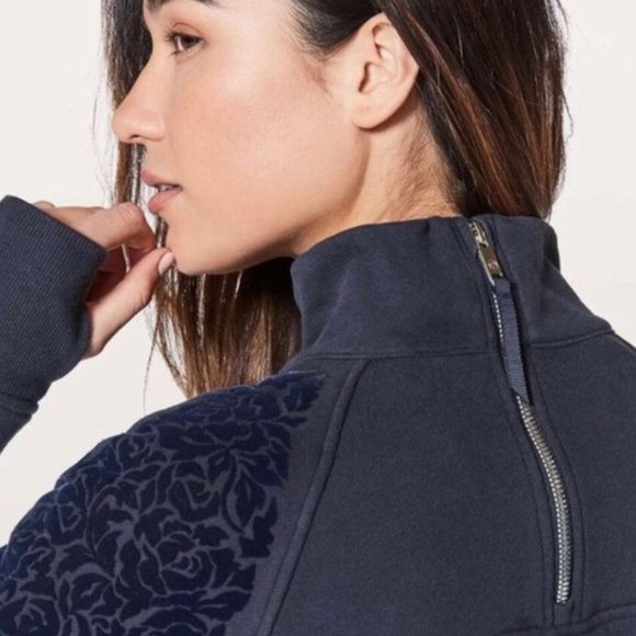 Lululemon Floral Frock Velvet Pullover Sweater - Picture 3 of 9